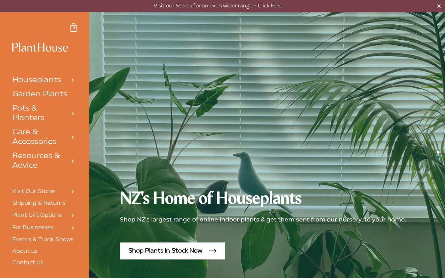 planthouse.co.nz homepage screenshot