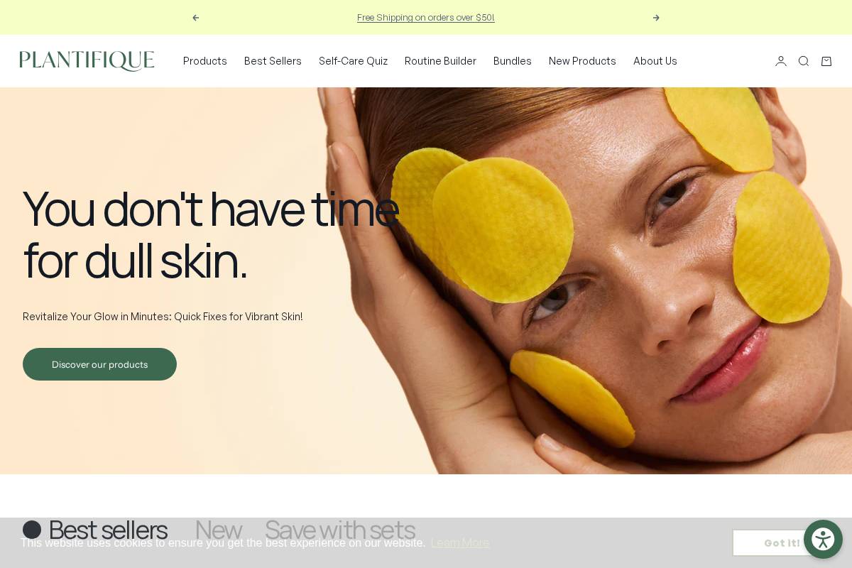 plantifique.com homepage screenshot