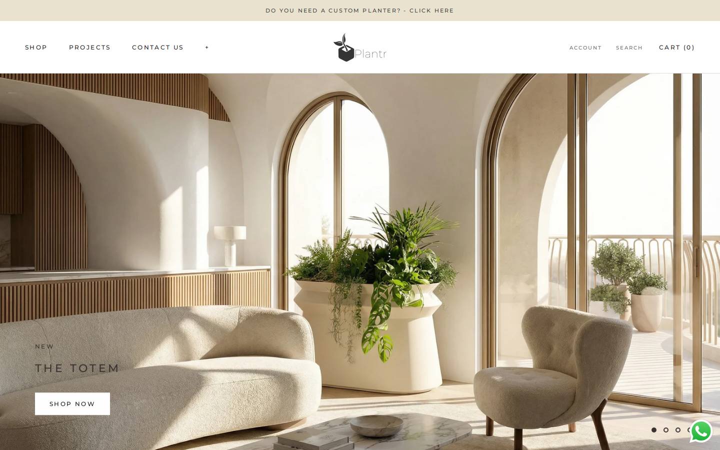 plantr.co.za homepage screenshot