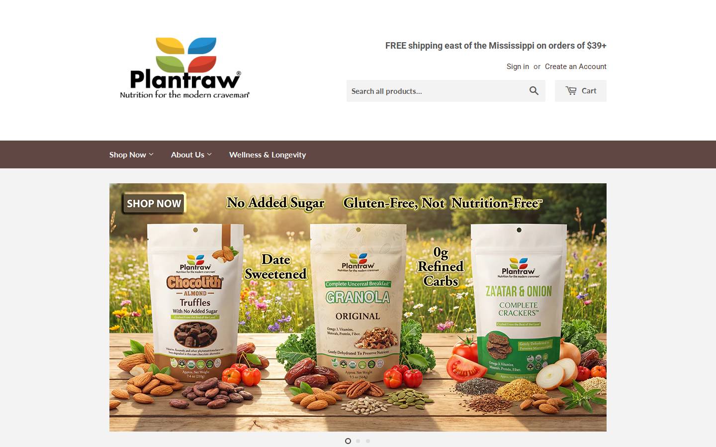 plantraw.com homepage screenshot
