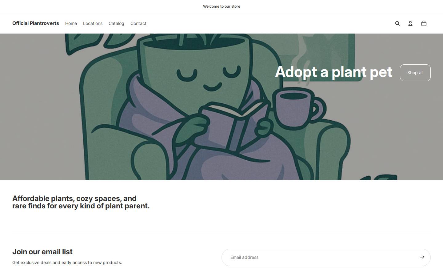 plantroverts.com homepage screenshot
