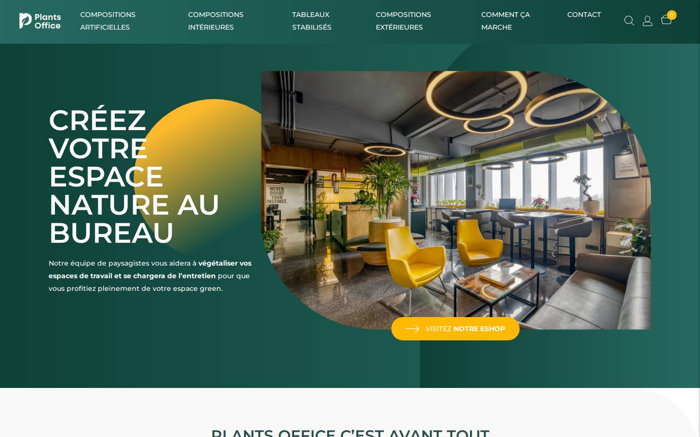 plants-office.com homepage screenshot