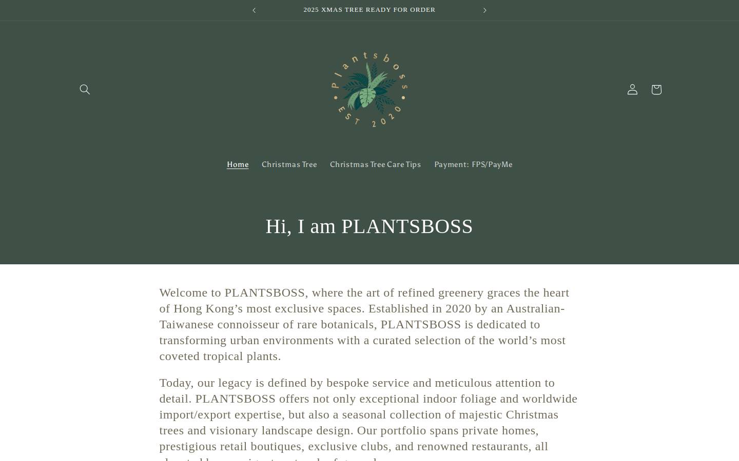 plantsboss.com homepage screenshot