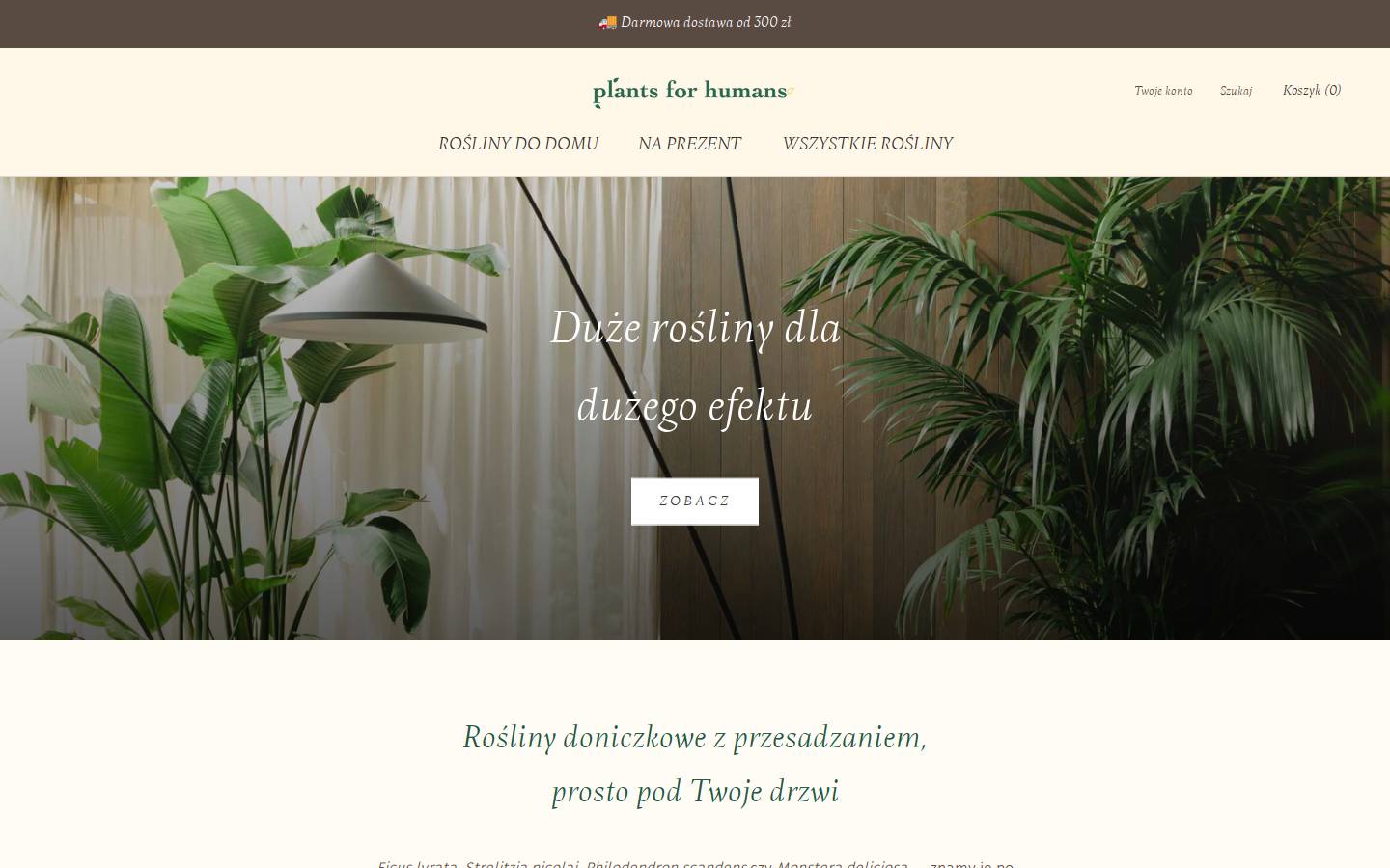 plantsforhumans.com homepage screenshot