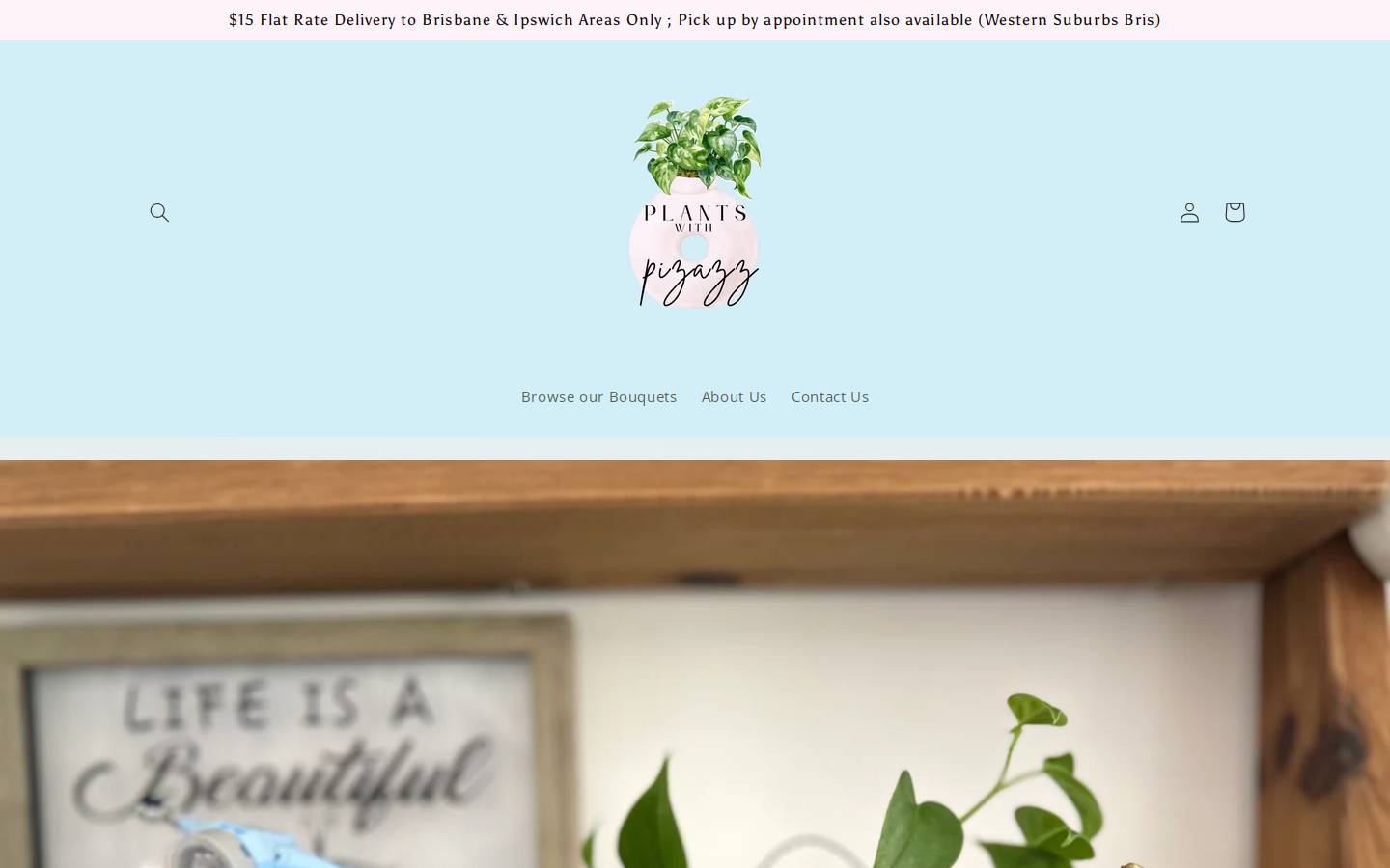 plantswithpizazz.com.au homepage screenshot