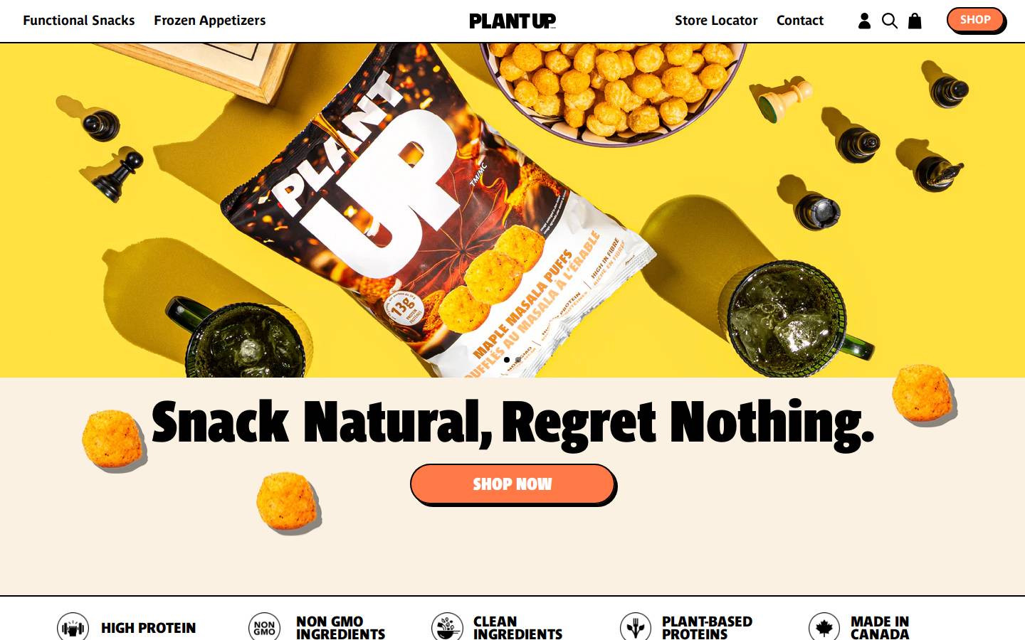 plantup.ca homepage screenshot