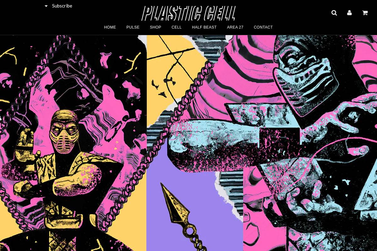 plasticcell.com homepage screenshot