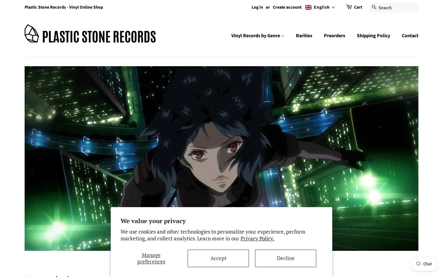 Plasticstone homepage screenshot