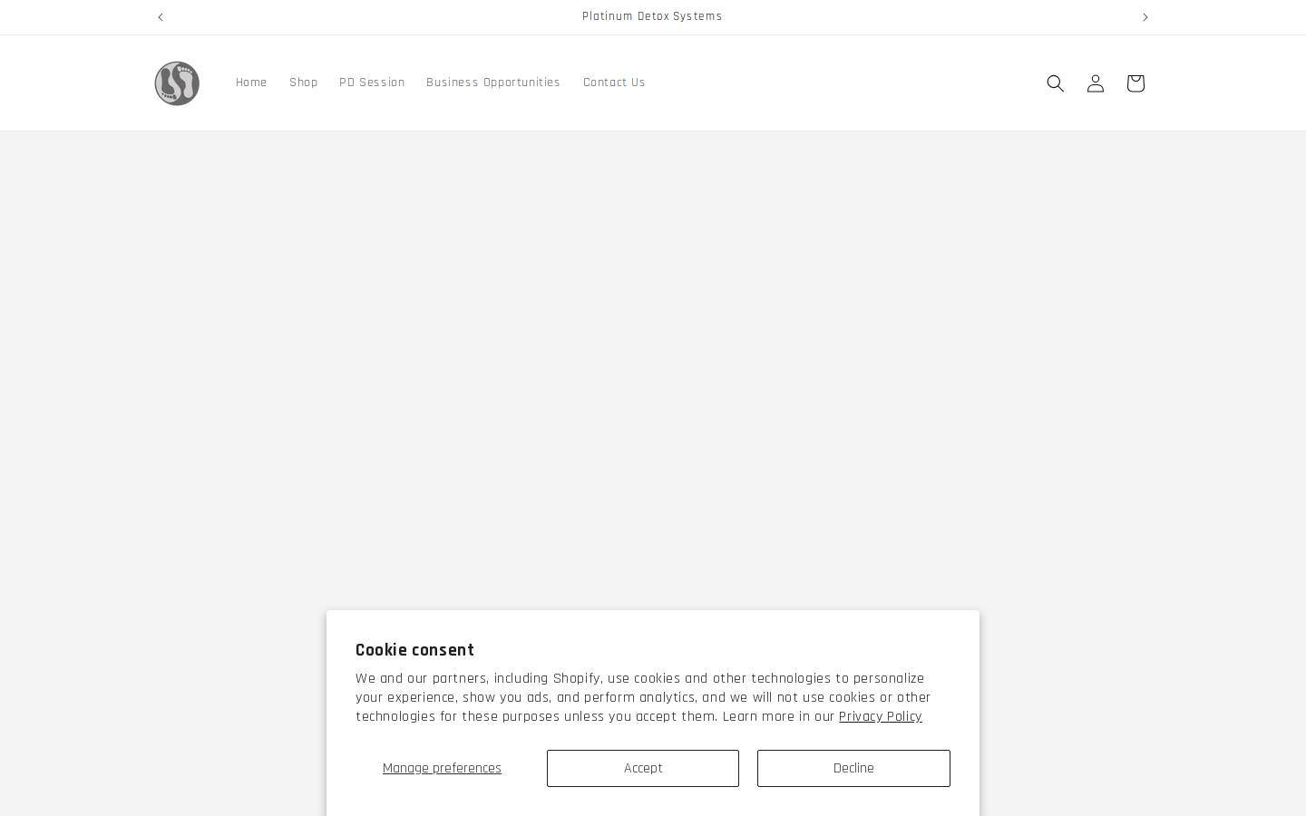 platinumdetoxsystems.com homepage screenshot