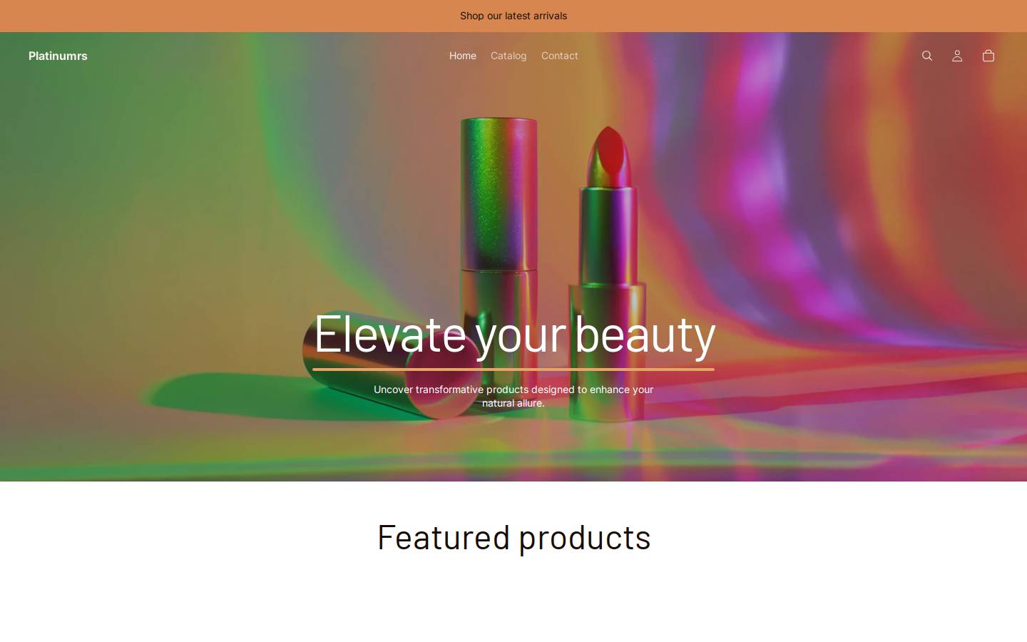 platinumrs.org homepage screenshot