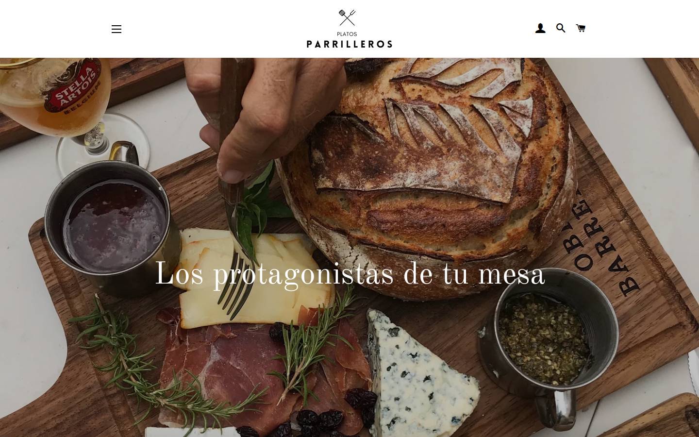 platosparrilleros.com homepage screenshot