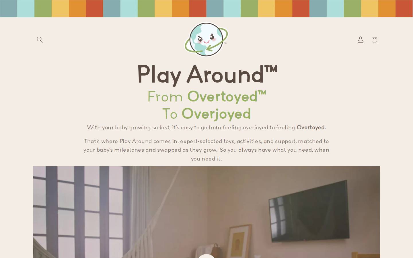 play-around.com homepage screenshot