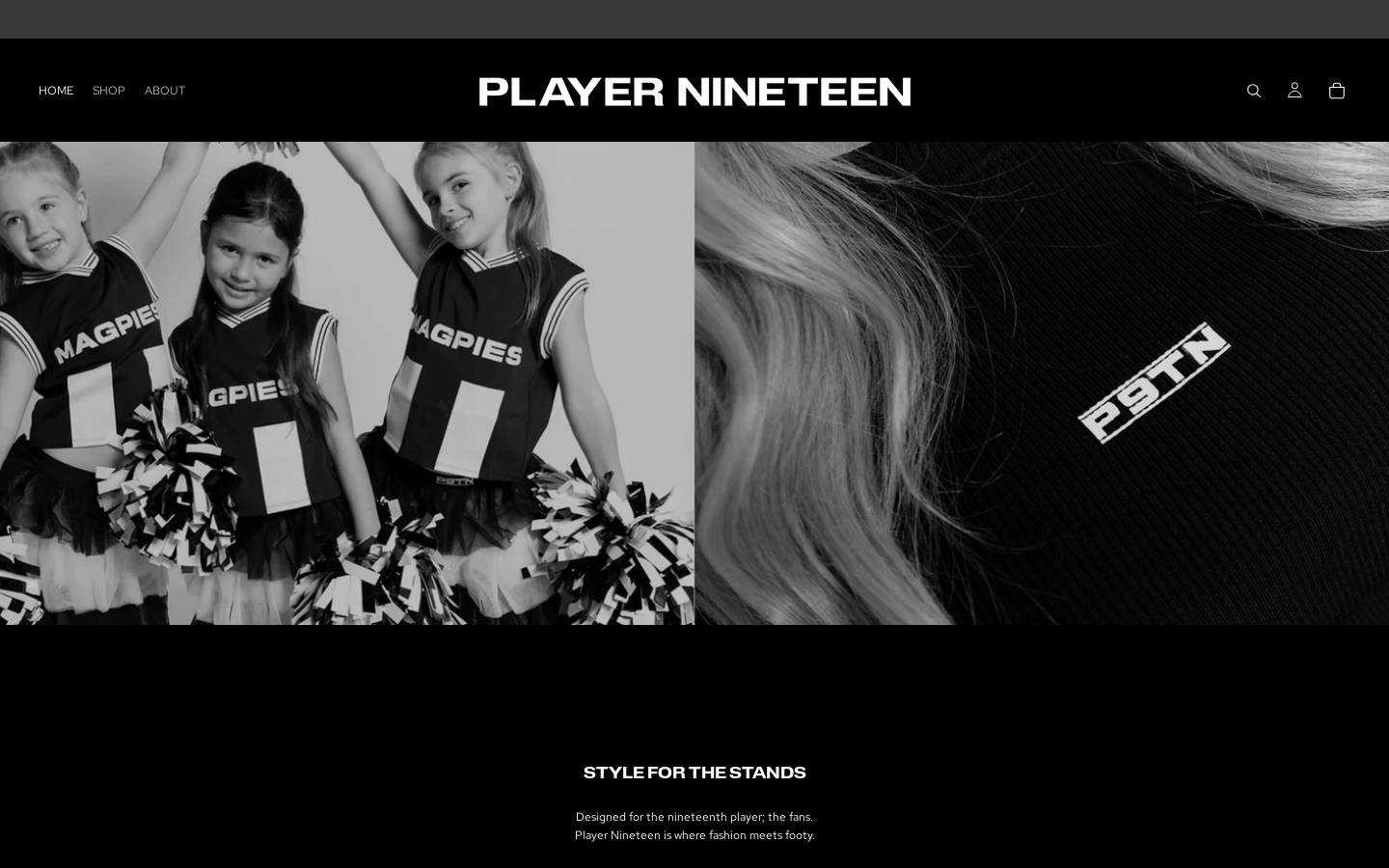 player19.com.au homepage screenshot