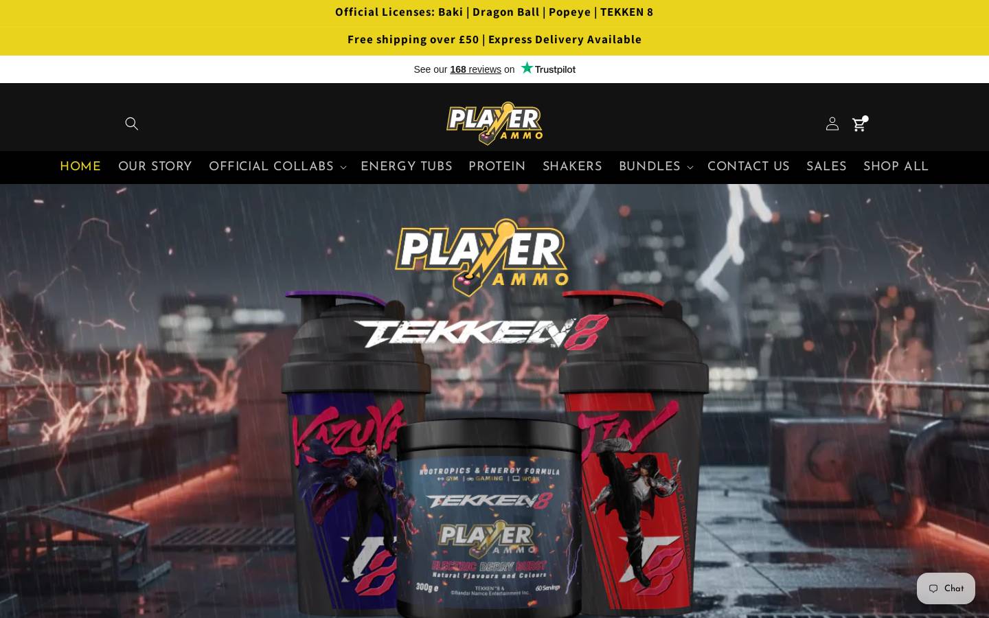 Player Ammo homepage screenshot