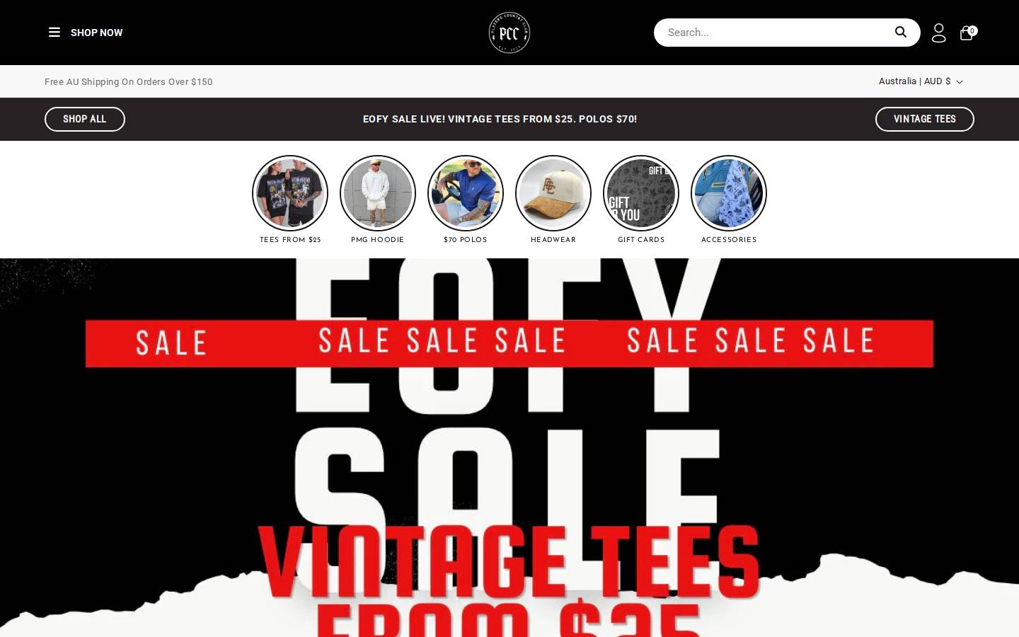 playerscountryclub.com.au homepage screenshot