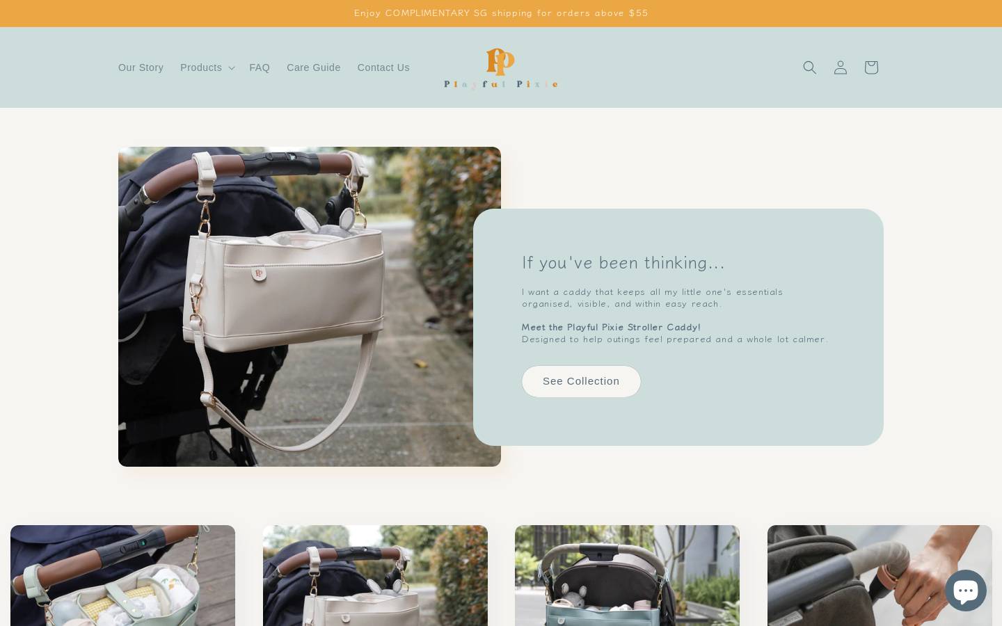 playfulpixie.co homepage screenshot