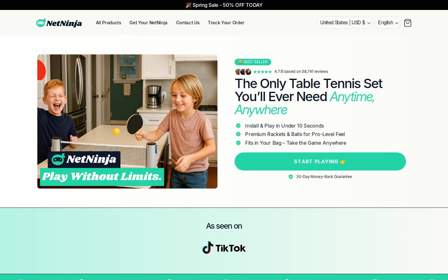playnetninja.com homepage screenshot