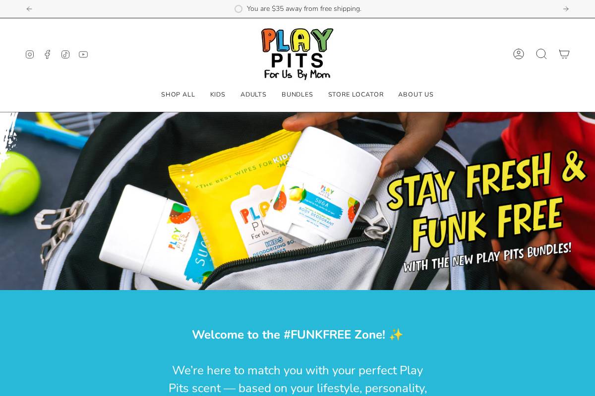 playpits.com homepage screenshot