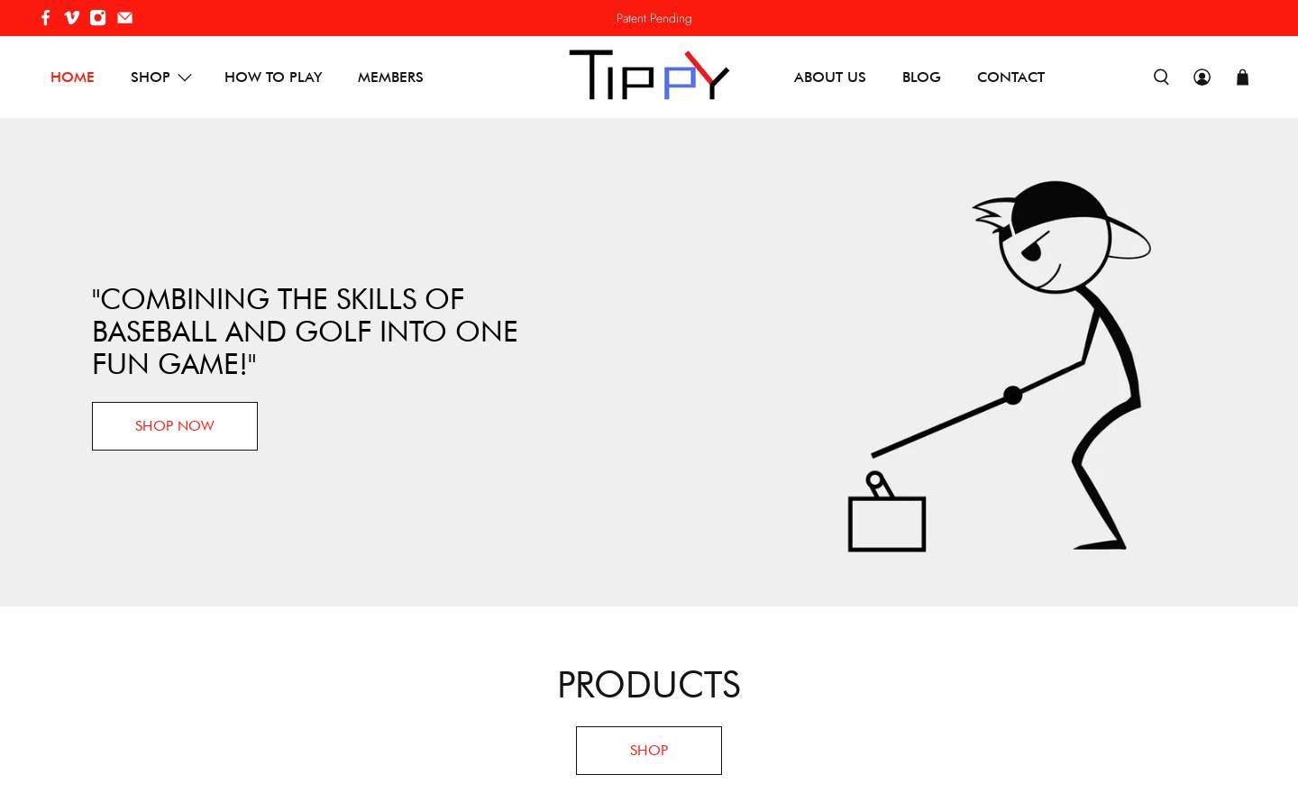 playtippy.com homepage screenshot