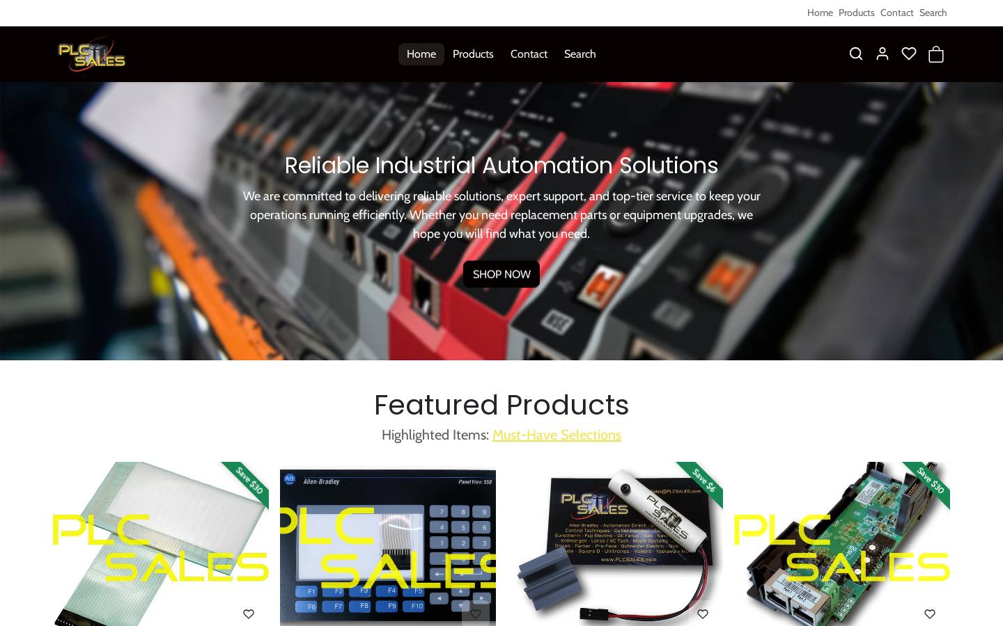plcsales.com homepage screenshot
