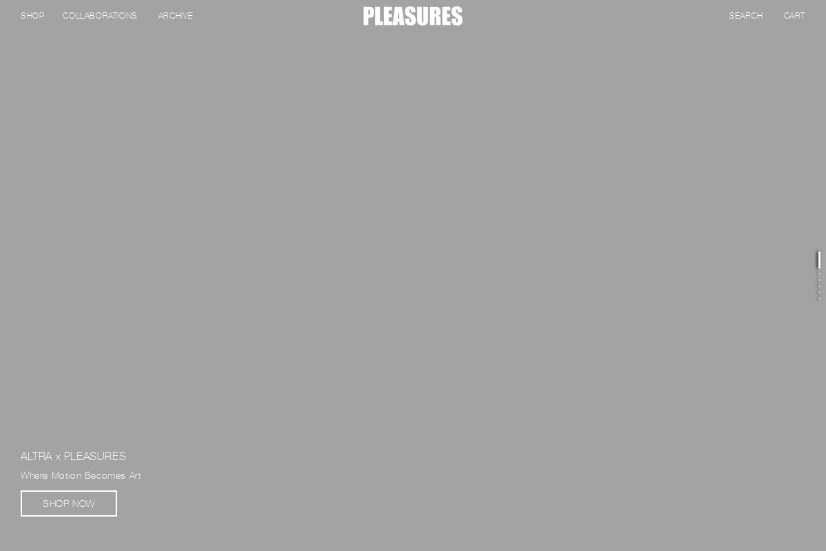 pleasuresnow.com homepage screenshot