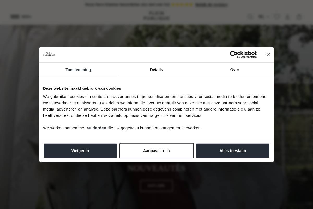 PLEIN PUBLIQUE homepage screenshot