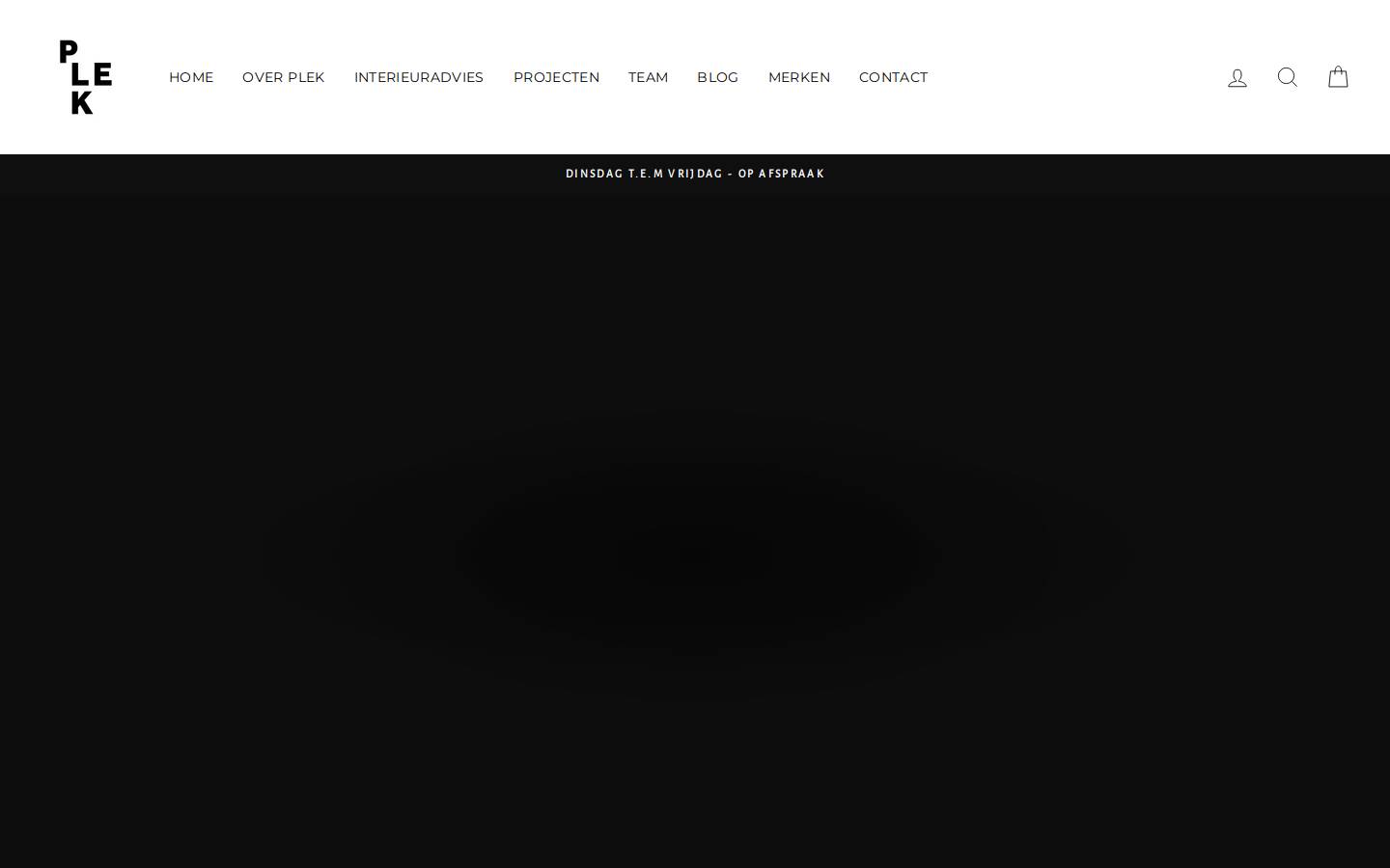 plekshop.be homepage screenshot