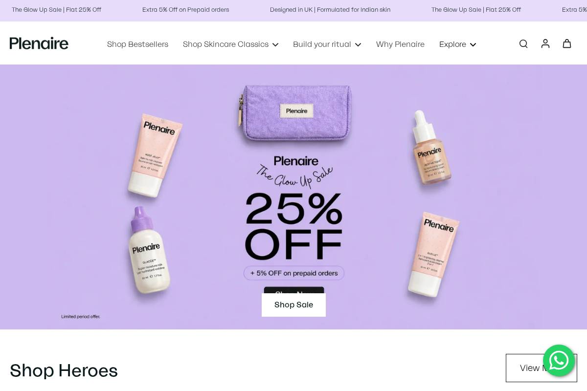 plenaire.in homepage screenshot