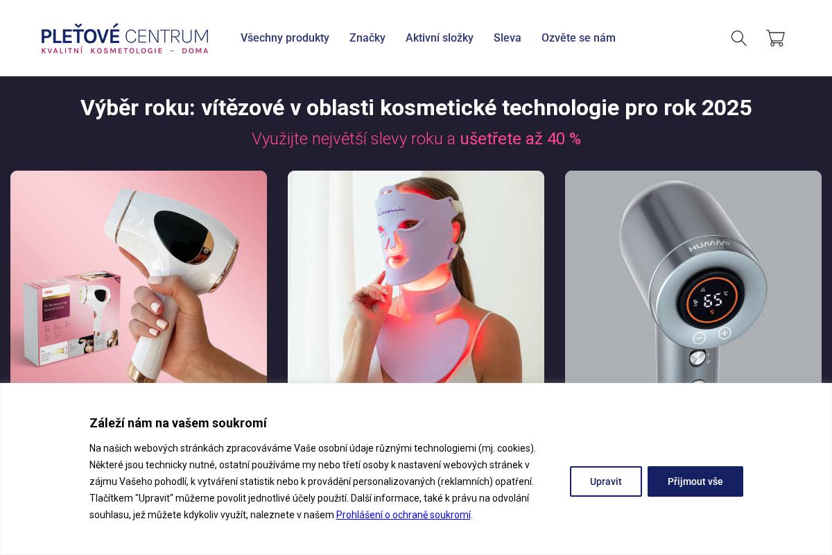 pletovecentrum.cz homepage screenshot