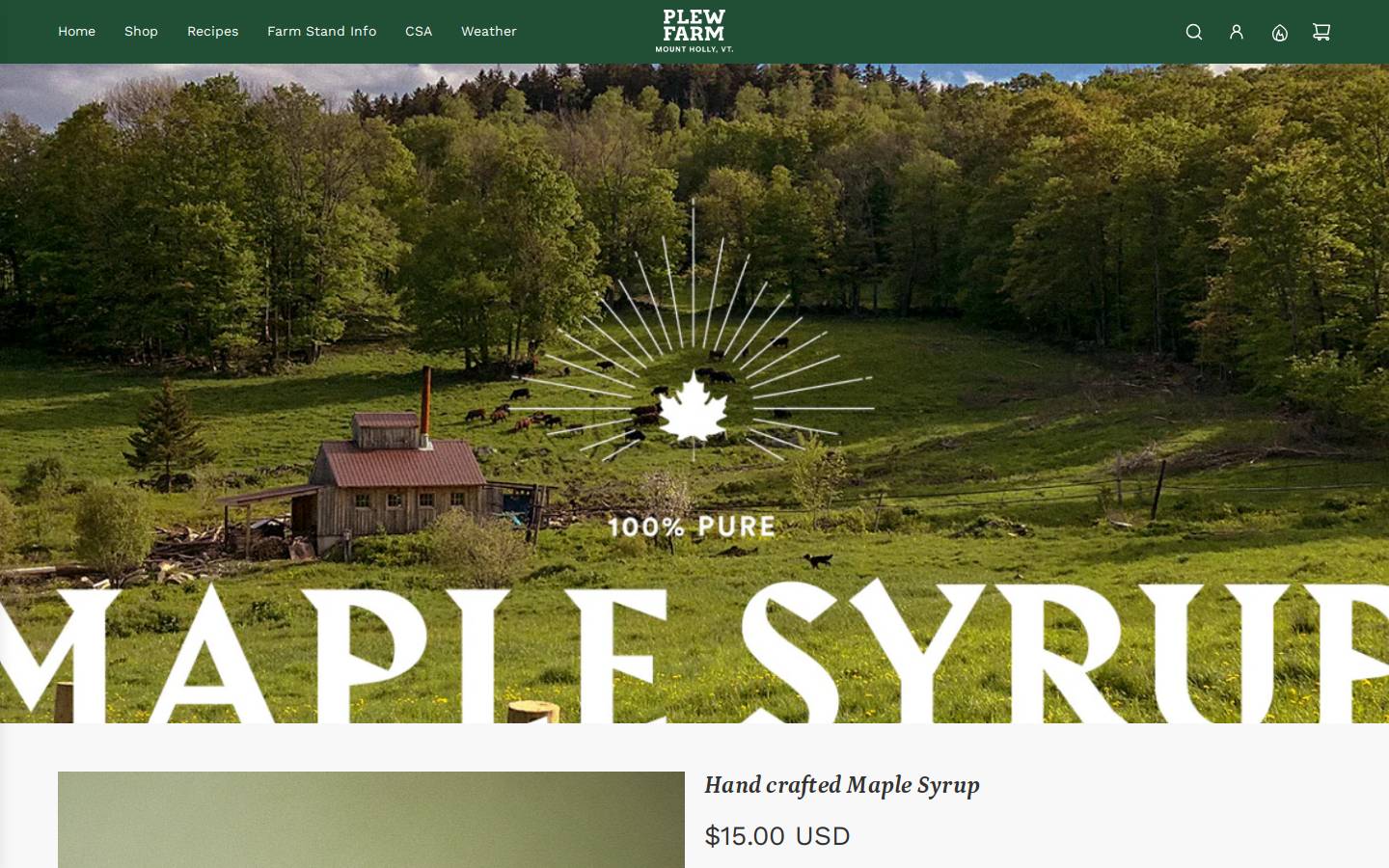 plewfarm.com homepage screenshot