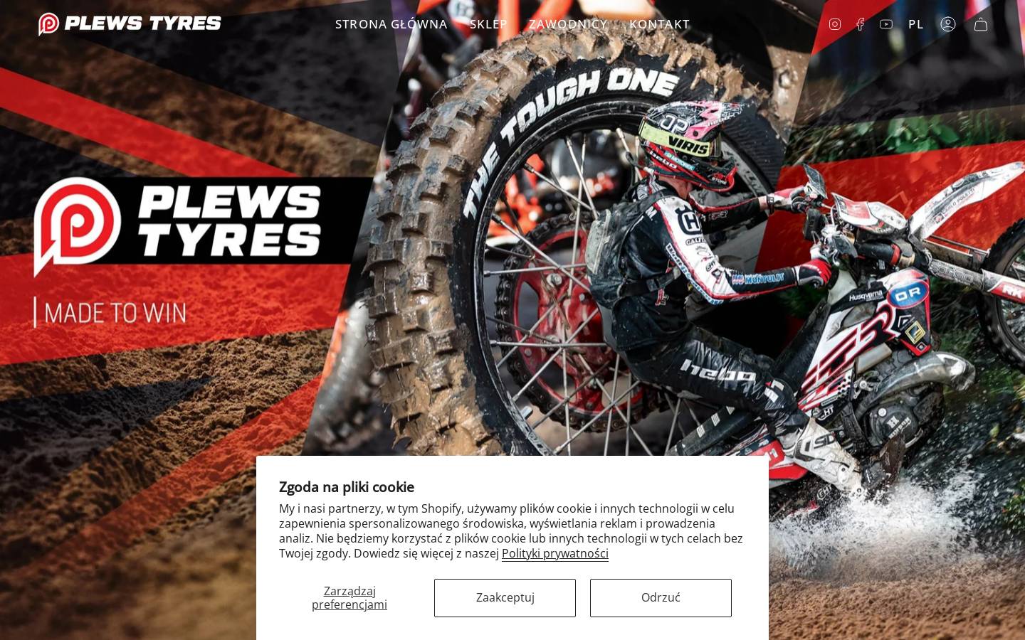 plewstyrespoland.com homepage screenshot