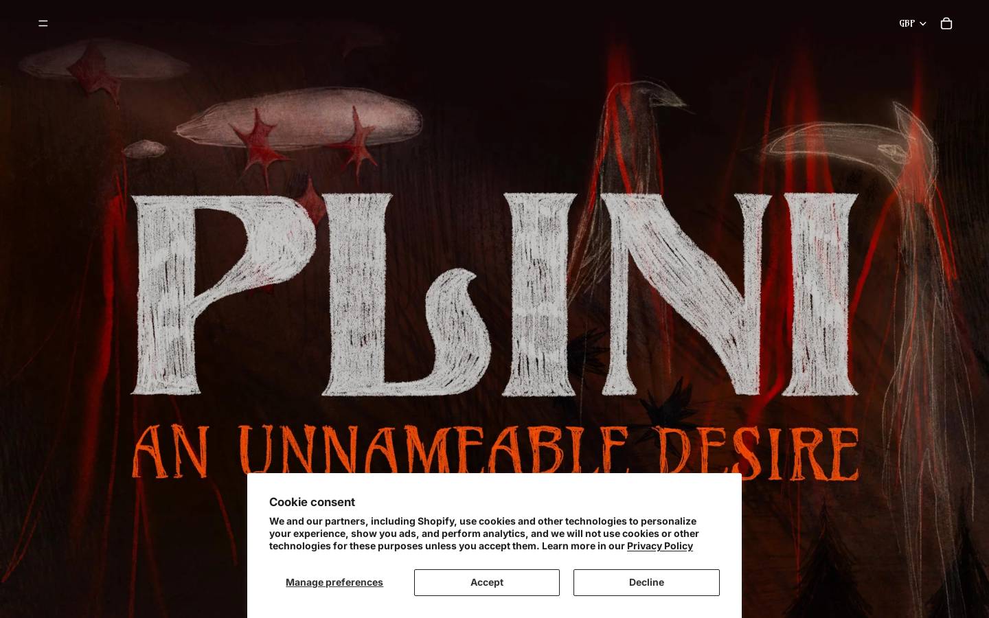 plini.co homepage screenshot