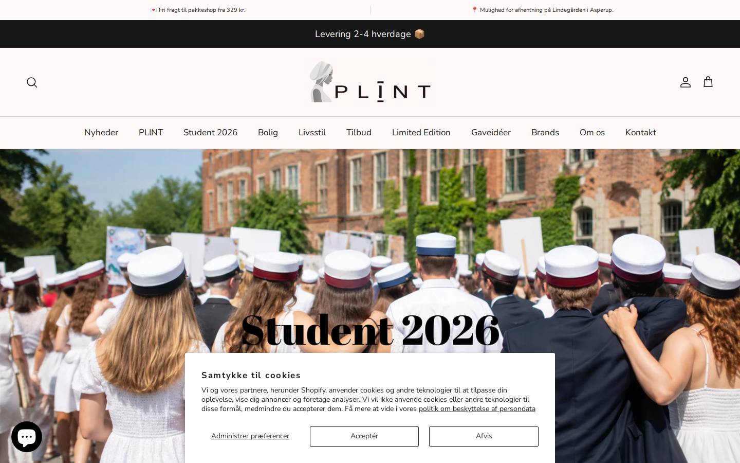 PLINT homepage screenshot