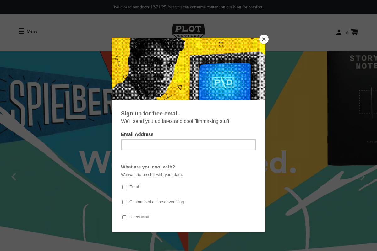 plotdevices.co homepage screenshot