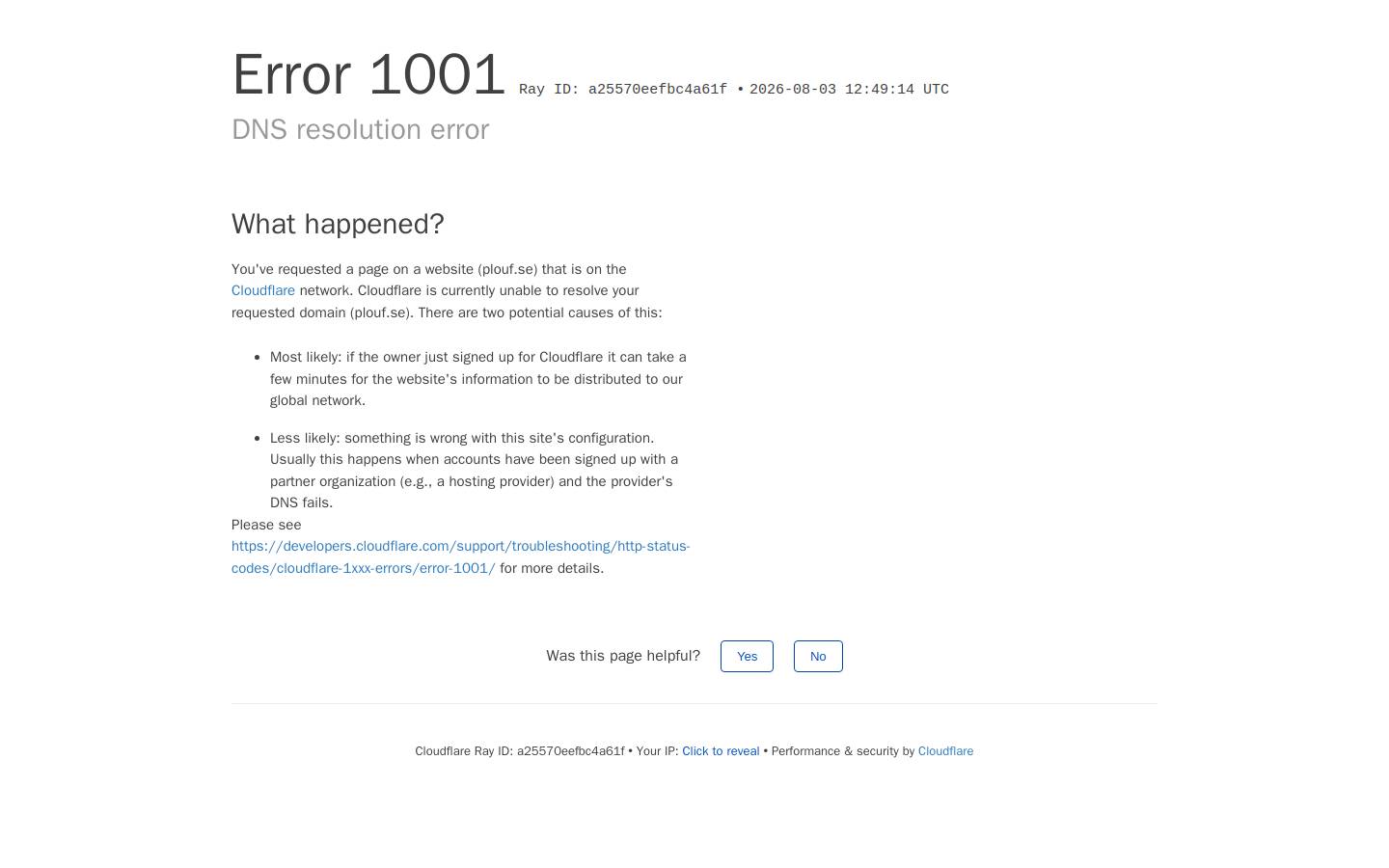 plouf.se homepage screenshot