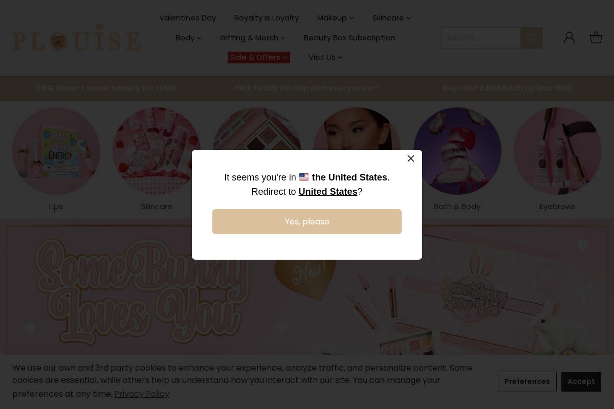 PlouiseMakeupAcademy homepage screenshot