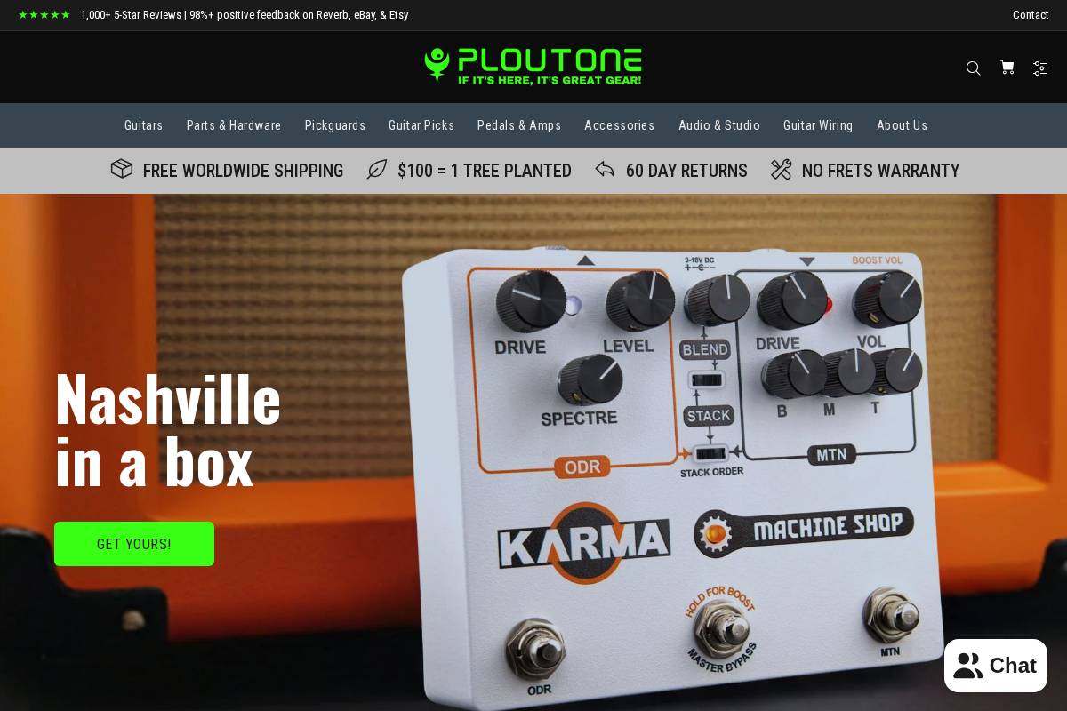 ploutone.com homepage screenshot