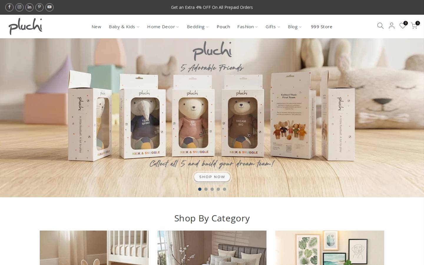 pluchi.com homepage screenshot