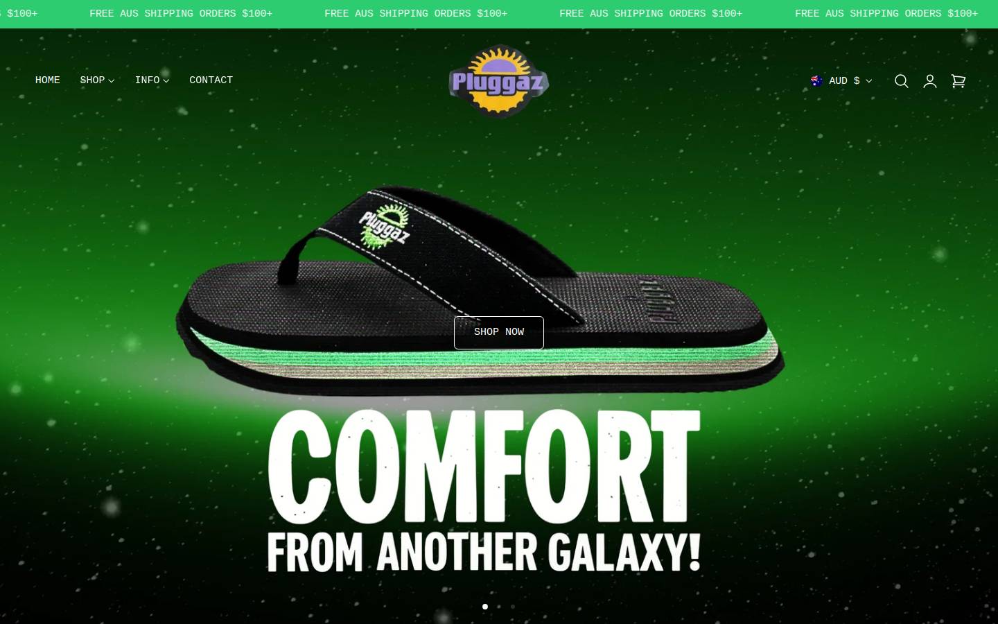 pluggaz.com homepage screenshot