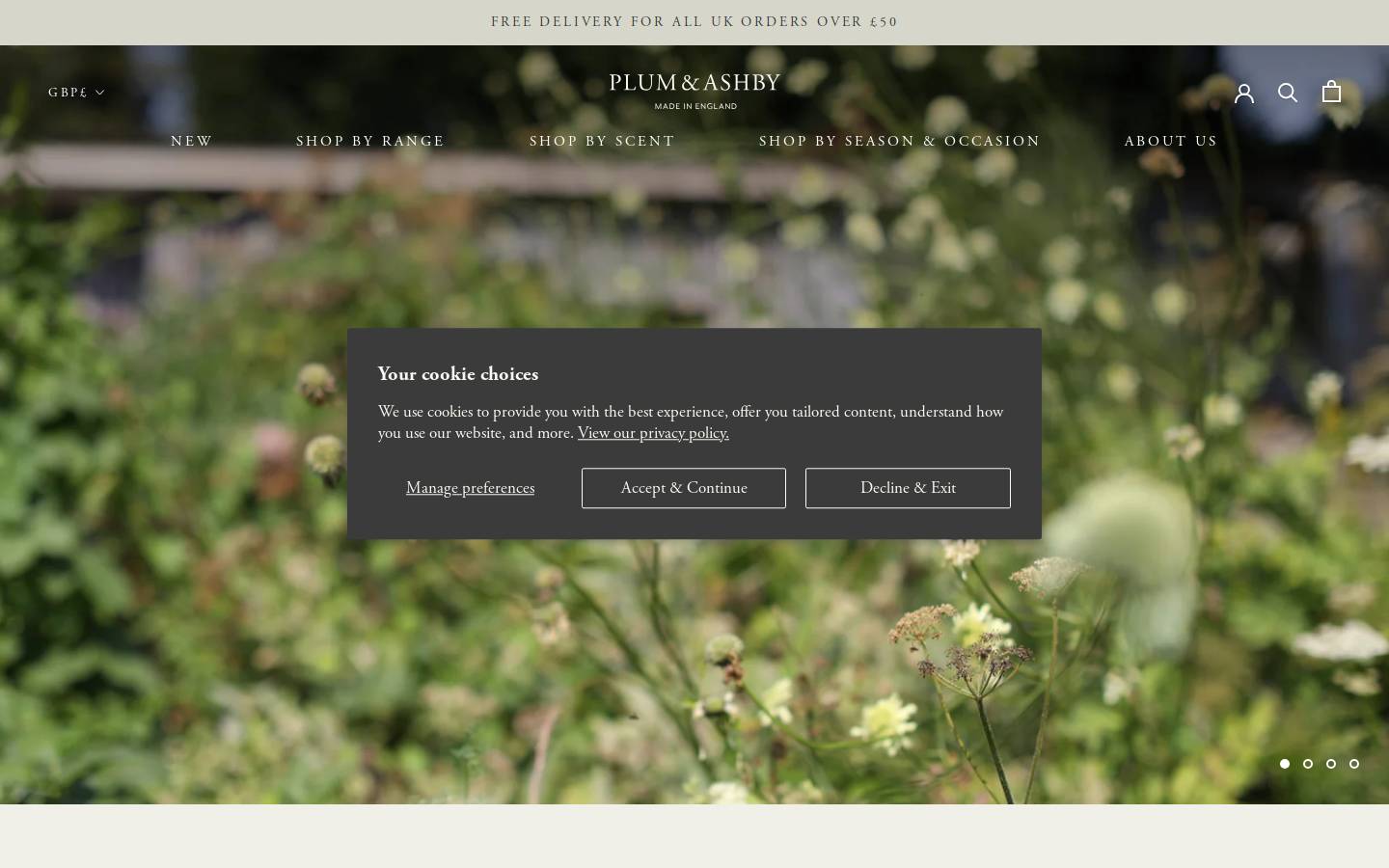 plumandashby.net homepage screenshot