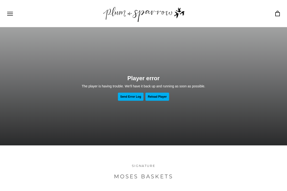 plumandsparrow.com homepage screenshot