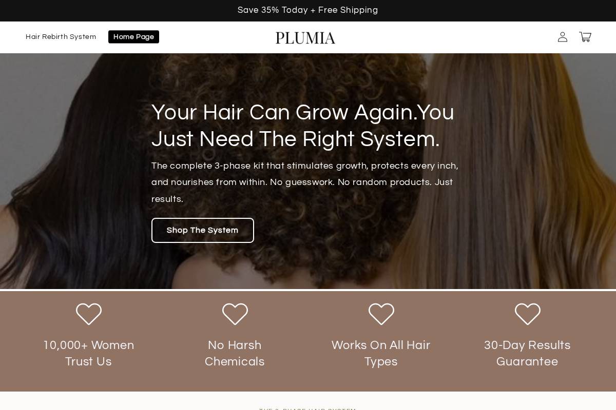 plumia.eu homepage screenshot