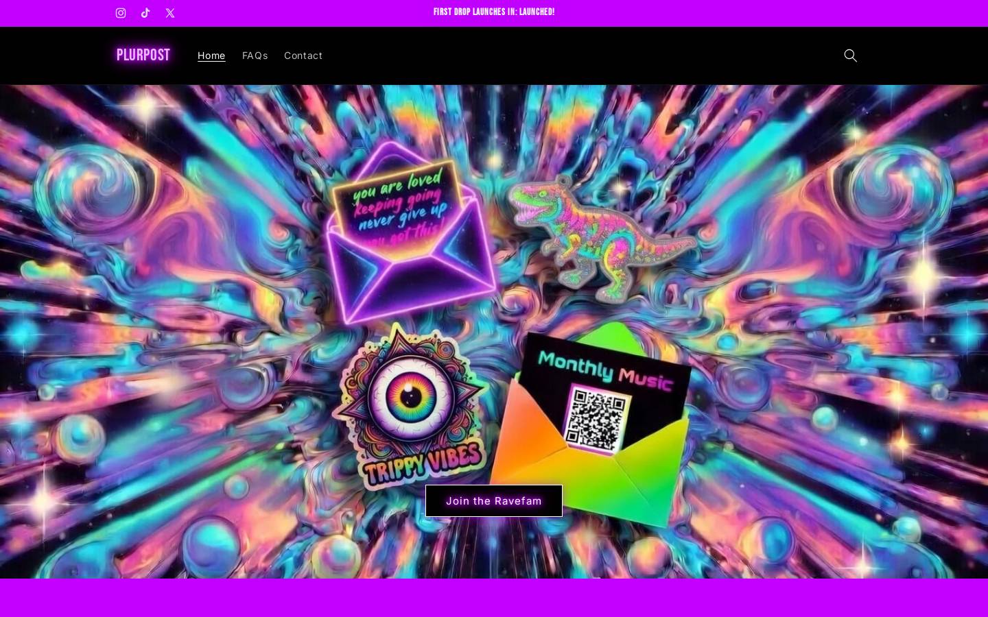 plurpost.com homepage screenshot