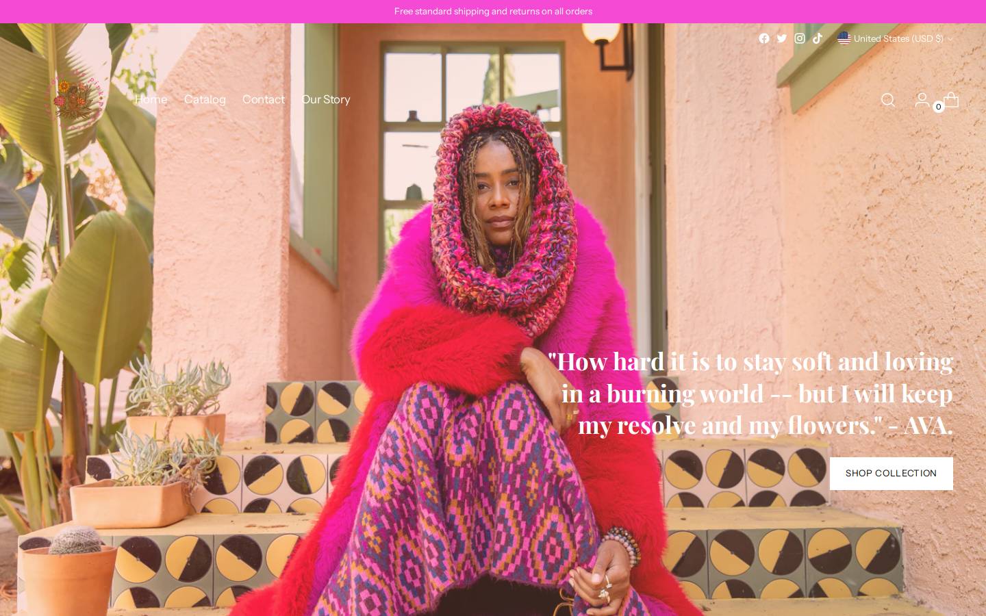 plushknitwear.com homepage screenshot