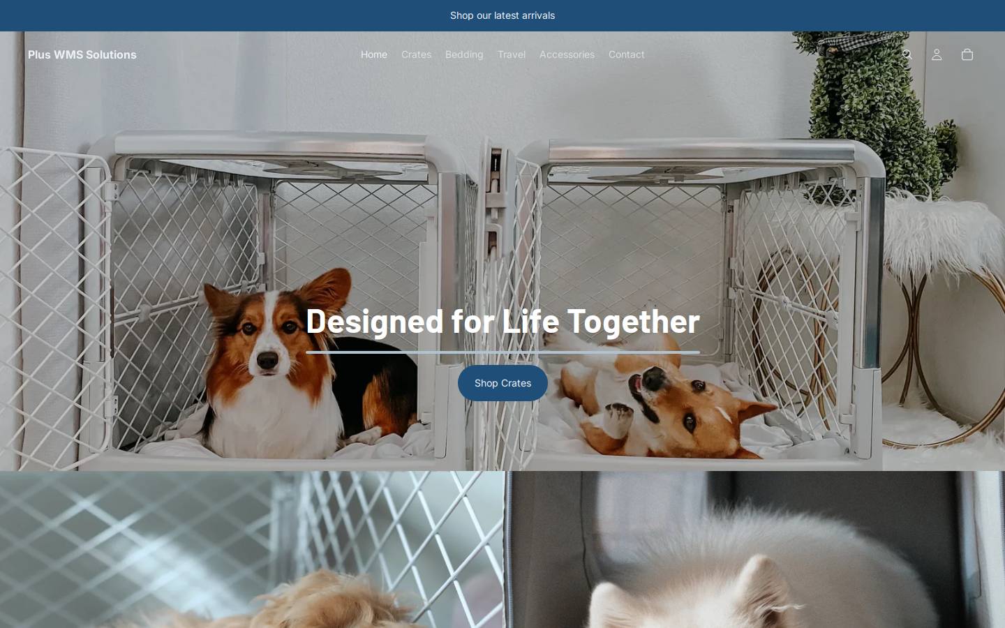 pluswms.com homepage screenshot