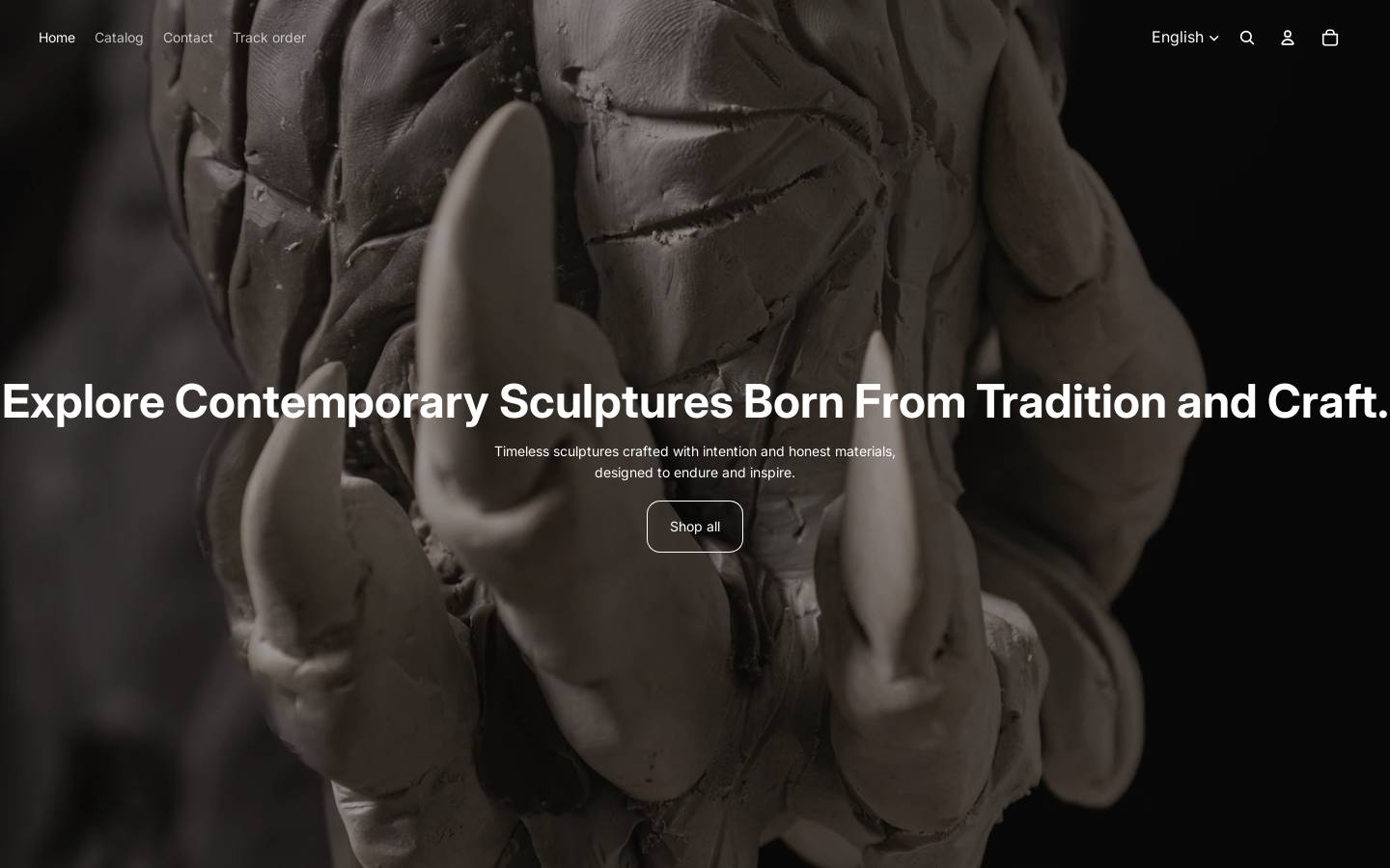 plutarcogallery.com homepage screenshot
