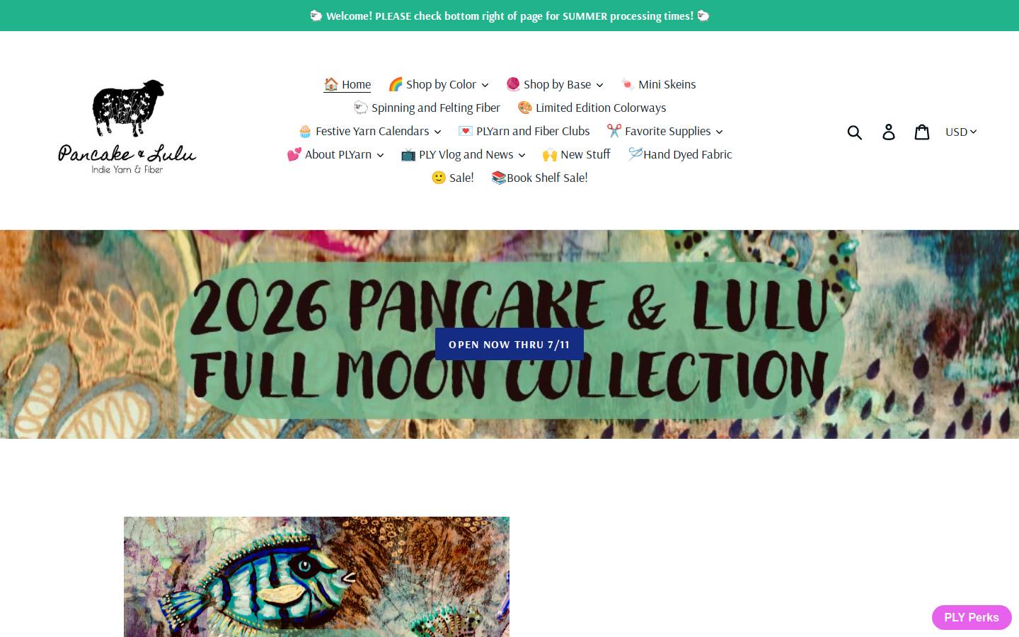 plyarn.com homepage screenshot