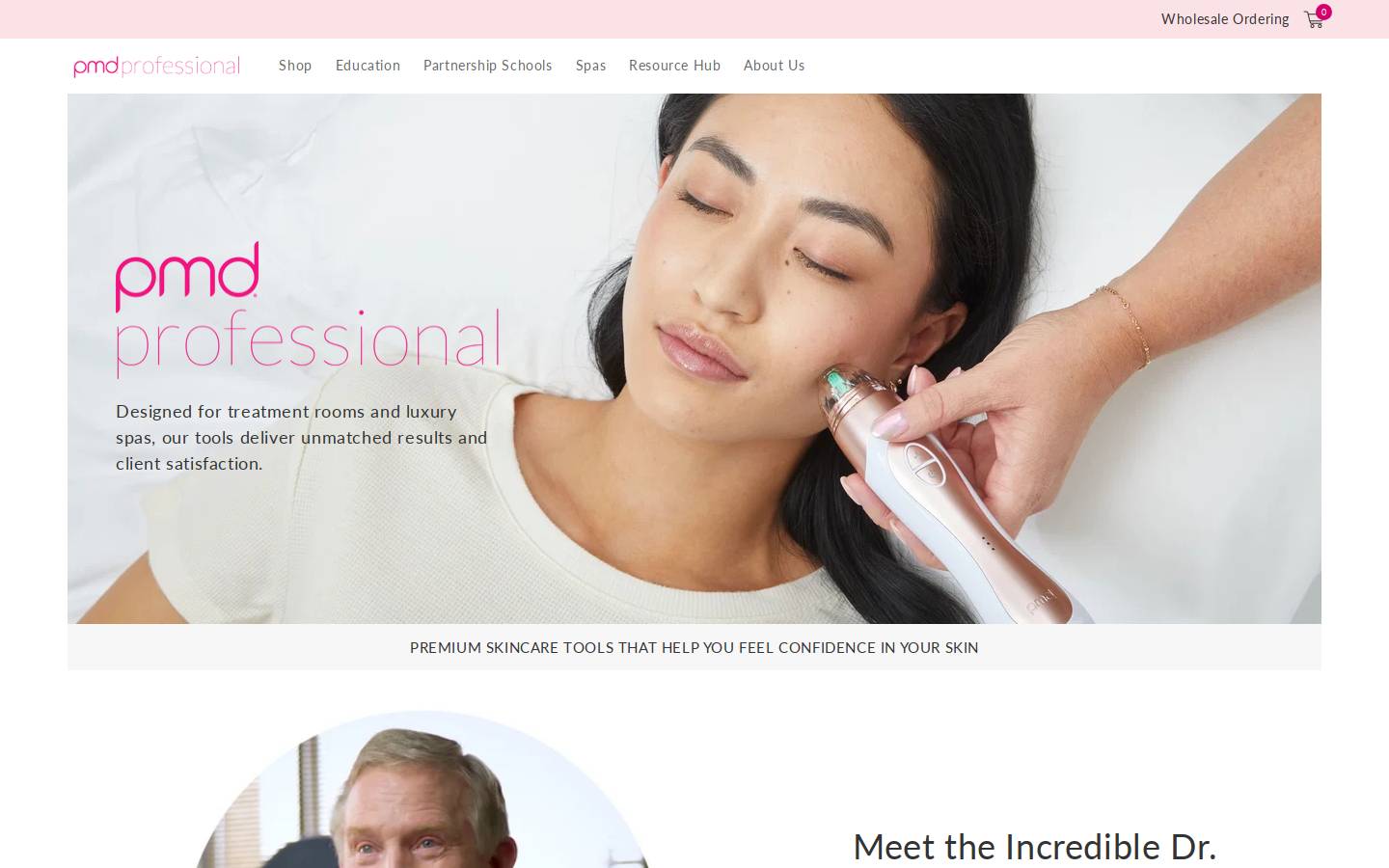 pmdprofessional.com homepage screenshot