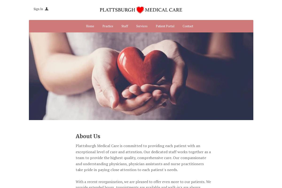 pmedcare.com homepage screenshot