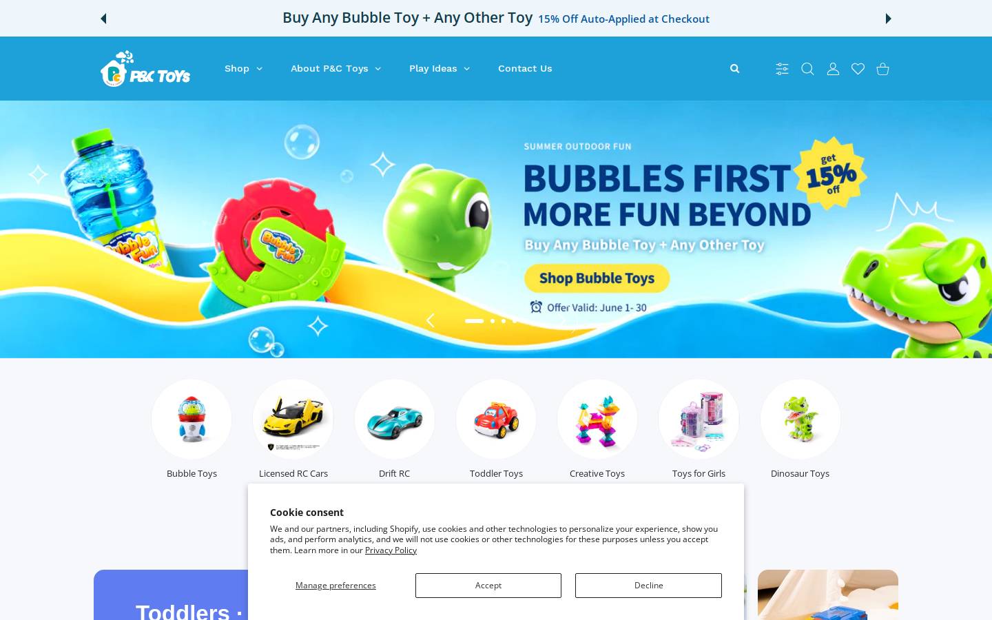 pnckids.com homepage screenshot